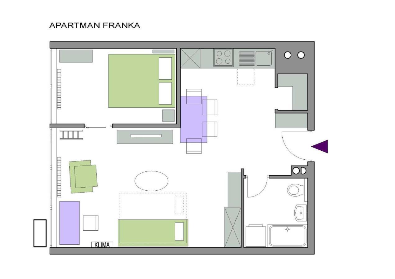 New - Frendly Luxury Apartment Franka Zagreb Dış mekan fotoğraf
